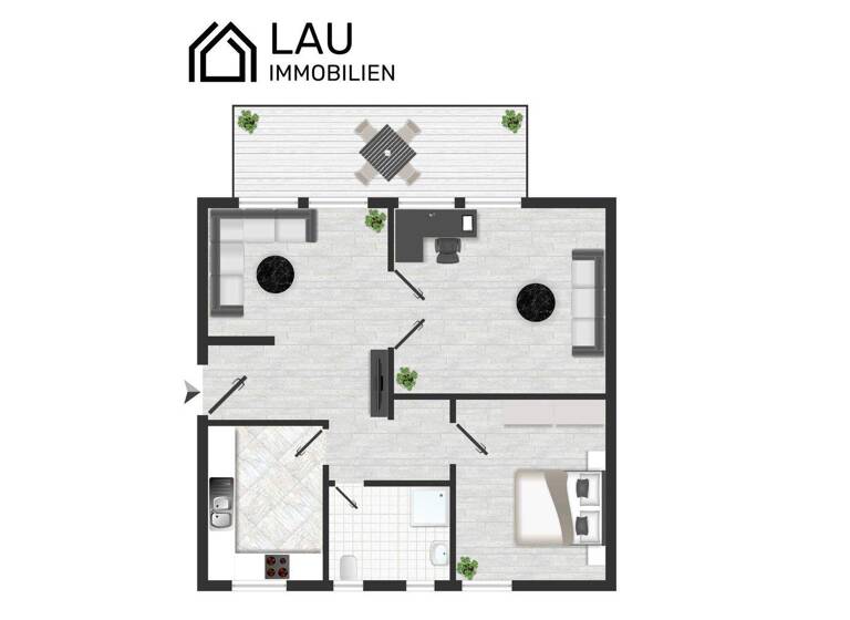 Wohnung zum Kauf 149.900 € 3 Zimmer 65 m² EG Wetterfeld Laubach 35321