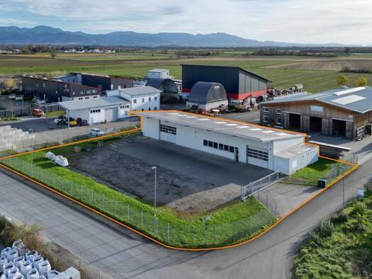 Lagerhalle zur Miete 2.950 € 428 m² Lagerfläche Niederrimsingen Breisach am Rhein / Niederrimsingen 79206
