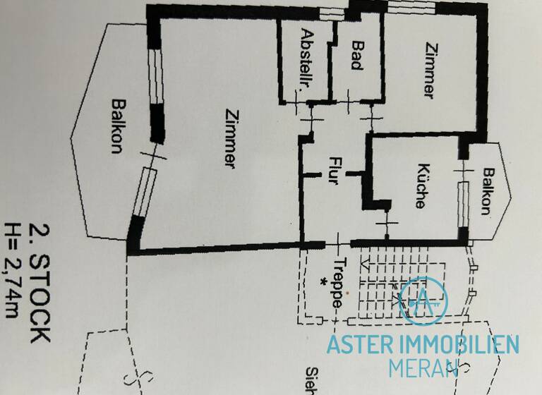 Wohnung zum Kauf 545.000 € 2 Zimmer 85,8 m² 2. Geschoss Winkelweg Meran 39012