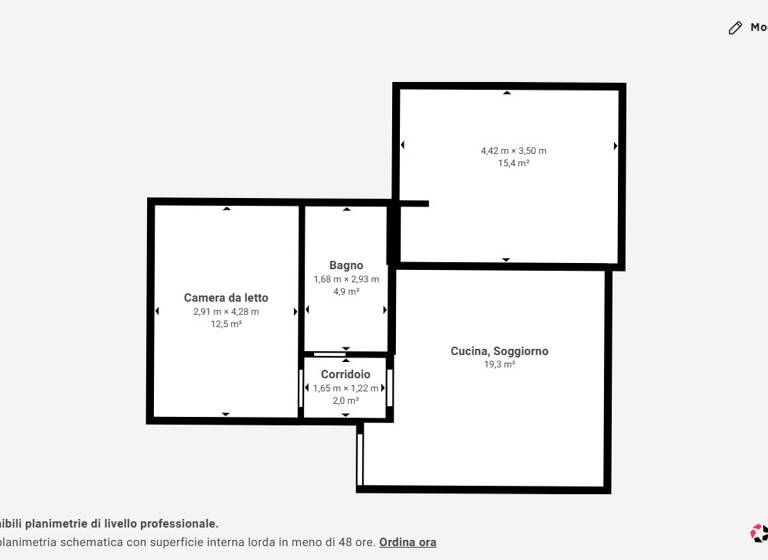 Wohnung zum Kauf 249.000 € 2 Zimmer 65 m² 1. Geschoss frei ab sofort Località Sermana Peschiera del Garda