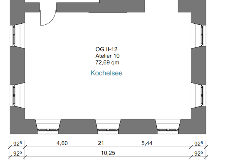 Bürofläche zur Miete provisionsfrei 1.460 € 73 m² Bürofläche Kirchstraße Schlehdorf 82444