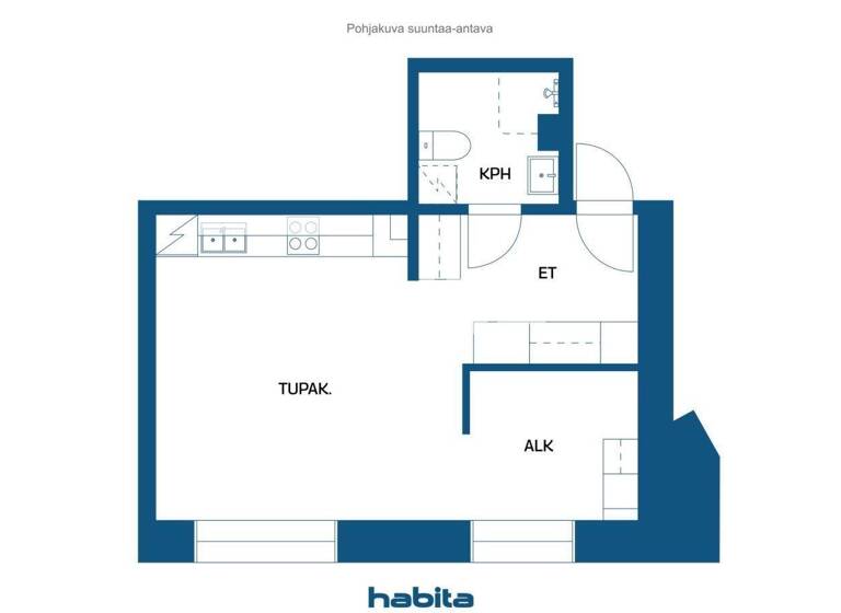 Studio zum Kauf 18.000 € 1 Zimmer 33,5 m² 2. Geschoss Valtakatu 30 Kemi 94100