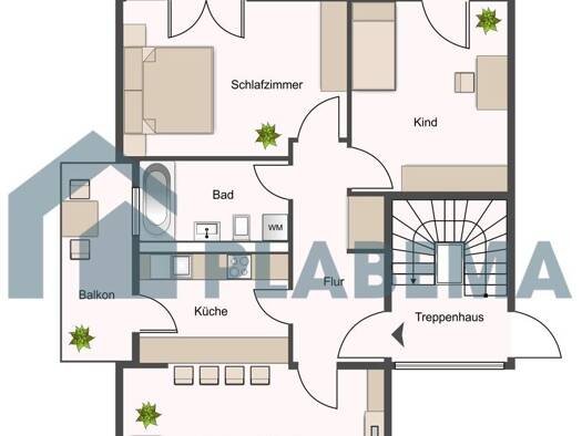 Wohnung zur Miete 1.171 € 3 Zimmer 88,9 m² 1. Geschoss Alt Meteler Str. 25 Friedrichsthal Schwerin 19057