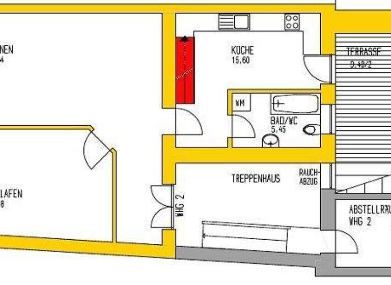 Maisonette zur Miete 750 € 2,5 Zimmer 111 m² 2. Geschoss frei ab 01.05.2026 Straubing 94315