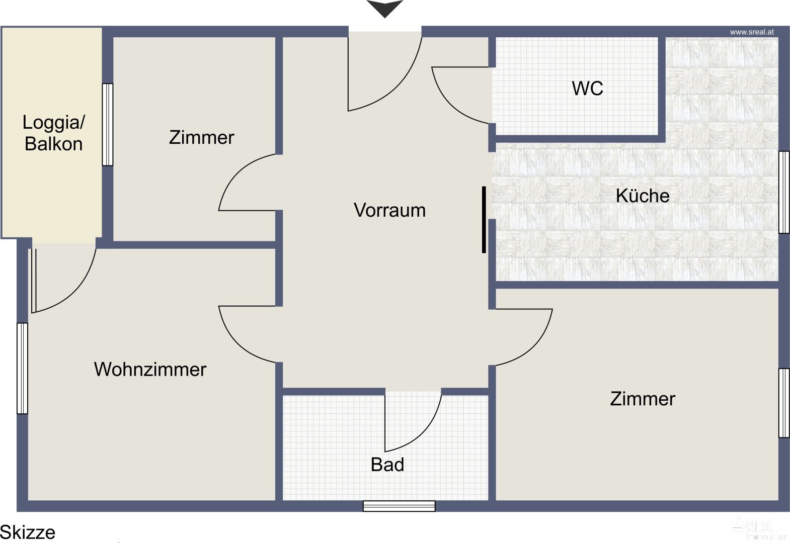 Wohnung zum Kauf 259.000 € 3 Zimmer 86,2 m²<br/>Wohnfläche 1.<br/>Geschoss 01.01.2025<br/>Verfügbarkeit Innere Stadt Klagenfurt am Wörthersee 9020