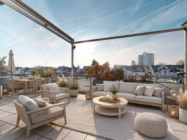 Penthouse zum Kauf 729.000 € 4 Zimmer 131 m² 3. Geschoss Hausen Frankfurt am Main 60488