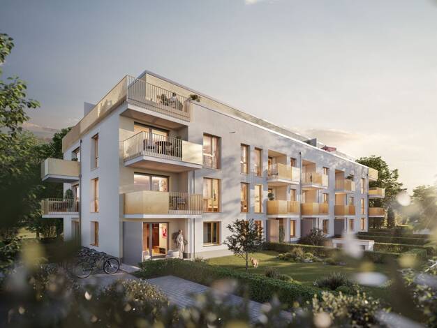 Wohnung zum Kauf - Neubau provisionsfrei 379.900 € 2,5 Zimmer 51,5 m² frei ab sofort Ditzingen Ditzingen 71254