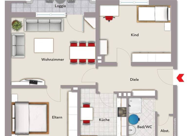 Wohnung zum Kauf 195.000 € 3 Zimmer 73 m² Lahr 77933
