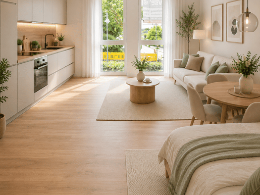 Studio zur Miete 535 € 1 Zimmer 31 m² EG frei ab 01.10.2026 Traubelstr. 6/6a Klotzsche Dresden 01109