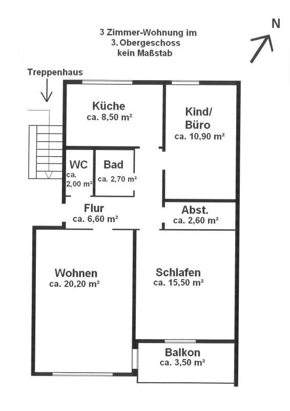 Wohnung zum Kauf als Kapitalanlage geeignet 195.000 € 3 Zimmer 72 m²<br/>Wohnfläche Mössingen Mössingen 72116