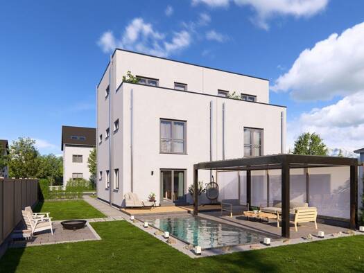 Doppelhaushälfte zum Kauf 503.300 € 4 Zimmer 169 m² 300 m² Grundstück Altdorf Altdorf bei Nürnberg 90518