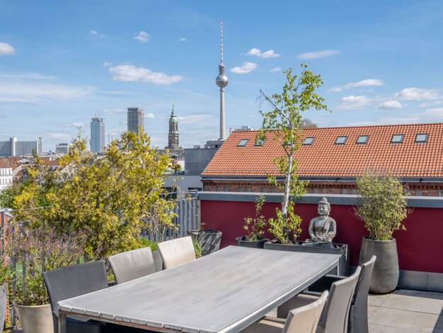 Wohnung zur Miete 4.000 € 2 Zimmer 160,3 m² 4. Geschoss Linienstraße 156 Mitte Mitte 10115