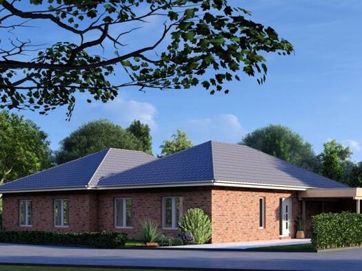 Bungalow zum Kauf - Erstbezug provisionsfrei 319.500 € 3 Zimmer 89 m² 360 m² Grundstück Aperberg Apen 22689