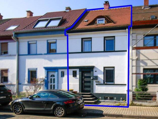 Reihenmittelhaus zum Kauf provisionsfrei 429.000 € 4 Zimmer 110 m² 143 m² Grundstück Käfertal Mannheim 68309