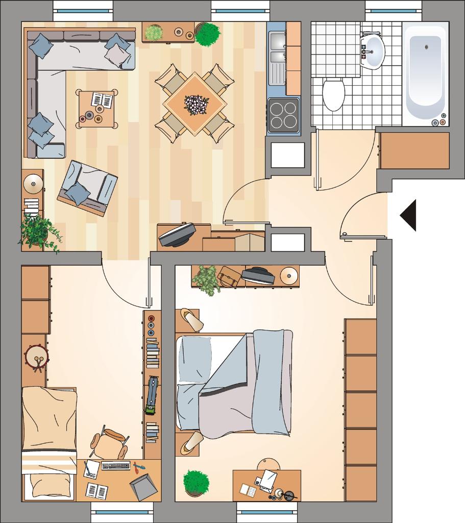 Wohnung zur Miete 359 € 3 Zimmer 50 m²<br/>Wohnfläche 1.<br/>Geschoss 24.01.2025<br/>Verfügbarkeit Horstmarer Weg 1 Resser Mark Gelsenkirchen 45892