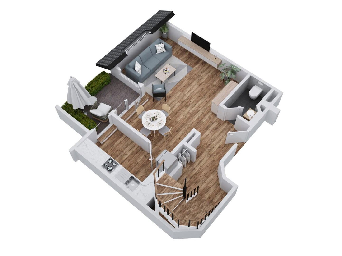 Wohnung zur Miete 637 € 2 Zimmer 49 m²<br/>Wohnfläche 3.<br/>Geschoss 01.03.2025<br/>Verfügbarkeit Werder (Havel) Werder 14542