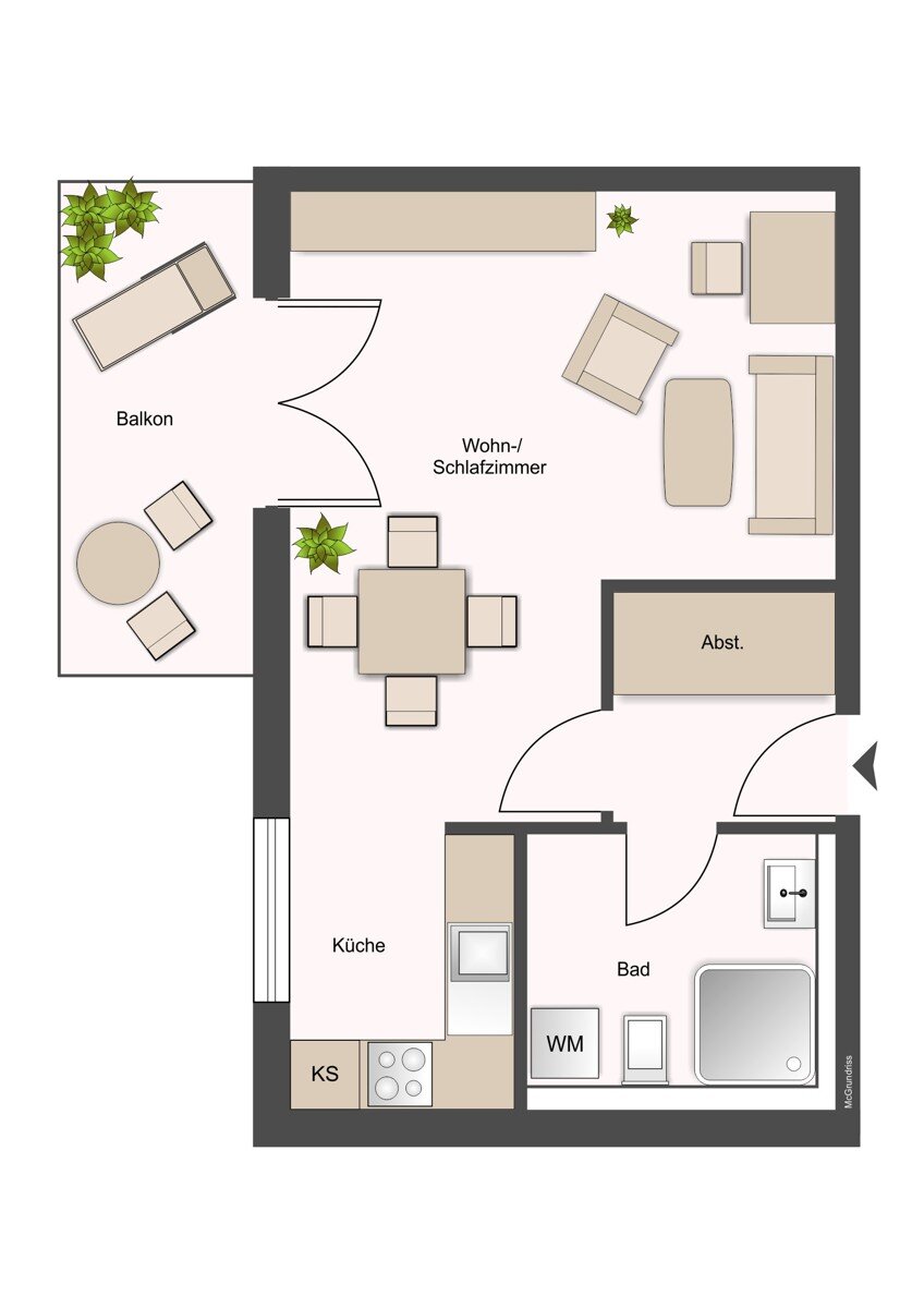 Wohnung zur Miete 390 € 1 Zimmer 35 m²<br/>Wohnfläche Ockrilla Niederau 01689