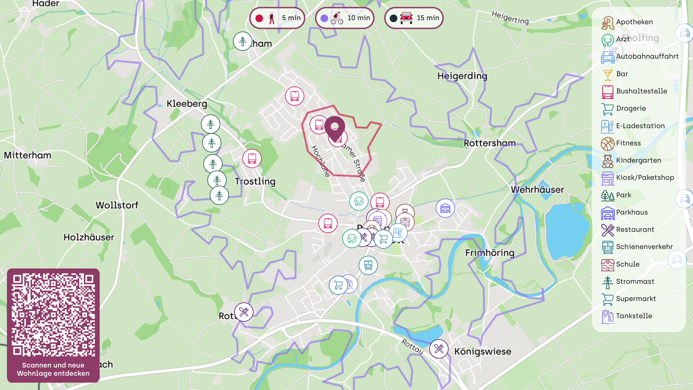 Doppelhaushälfte zum Kauf 298.500 € 4 Zimmer 108 m²<br/>Wohnfläche 460 m²<br/>Grundstück Ruhstorf Ruhstorf an der Rott 94099