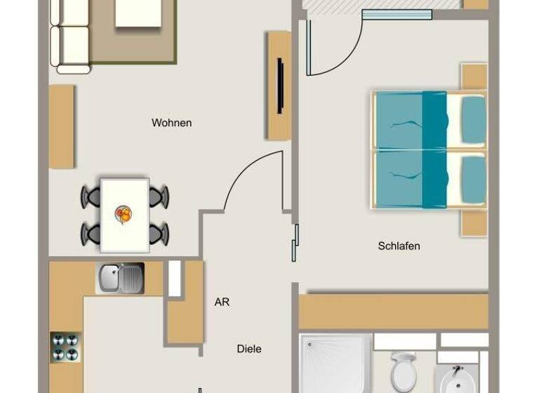 Wohnung zur Miete 709 € 2,5 Zimmer 66,9 m² 1. Geschoss frei ab 01.05.2026 Wolbeckstraße 62 Altenessen-Nord Essen 45329