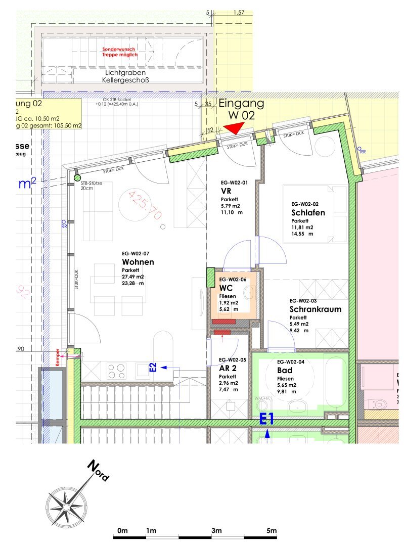 Wohnung zum Kauf 1.030.000 € 3 Zimmer 93,5 m²<br/>Wohnfläche Aigen I Salzburg 5026