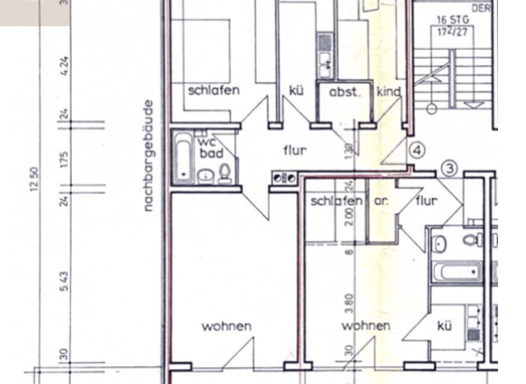 Studio zur Miete 680 € 1 Zimmer 35 m² 1. Geschoss frei ab sofort Nordbahnhof Nürnberg 90408