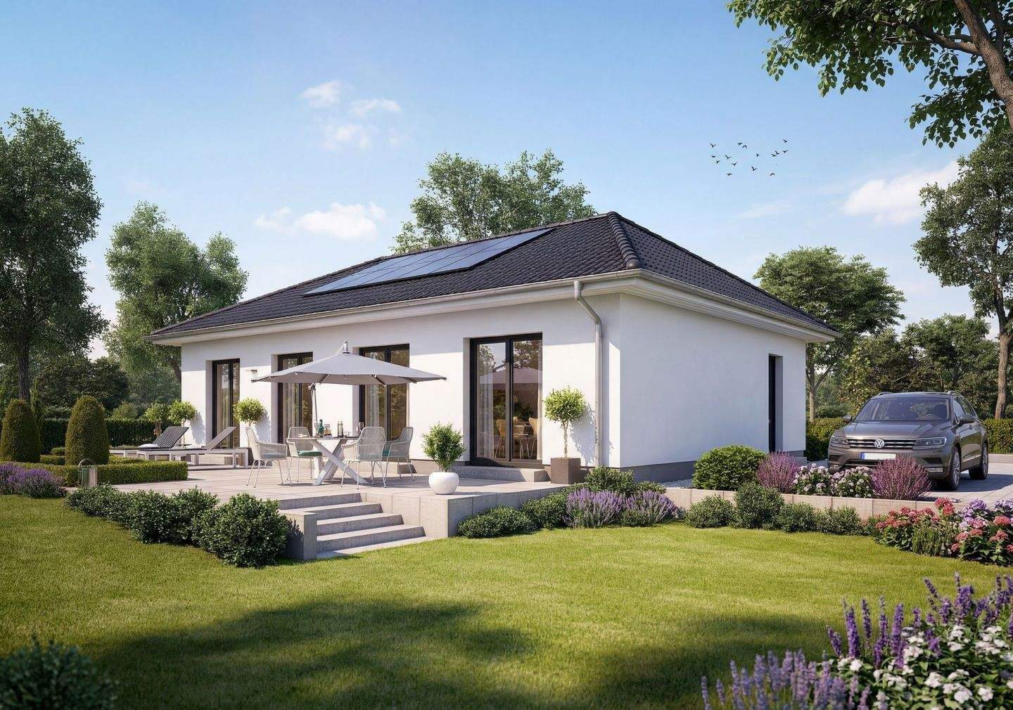 Immobilie in Stolpe - Moderner Bungalow (105 m²)!! Großzügiges wohnen im Grünen: 920 m² Grundstück in Stolpe - Bild 3