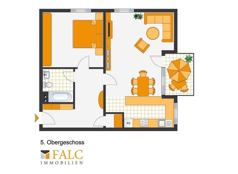 Wohnung zum Kauf provisionsfrei 119.000 € 2 Zimmer 64 m² 5. Geschoss Mitte Heiligenhaus 42579