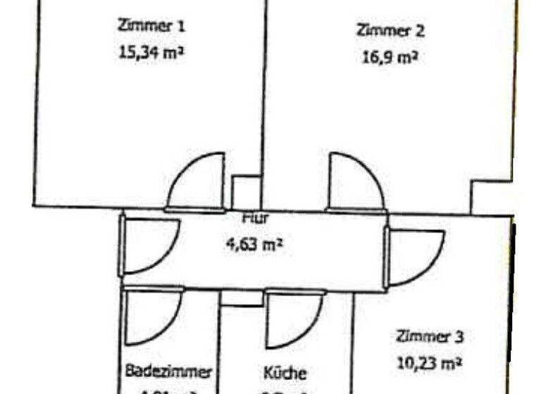 Wohnung zur Miete 385 € 3 Zimmer 59,2 m² frei ab 01.06.2026 Langhagen 18279