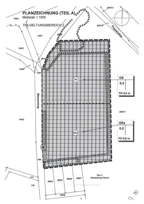 Gewerbegrundstück zum Kauf 11.800 m²<br/>Grundstück Wiesenstraße Parow Kramerhof 18445