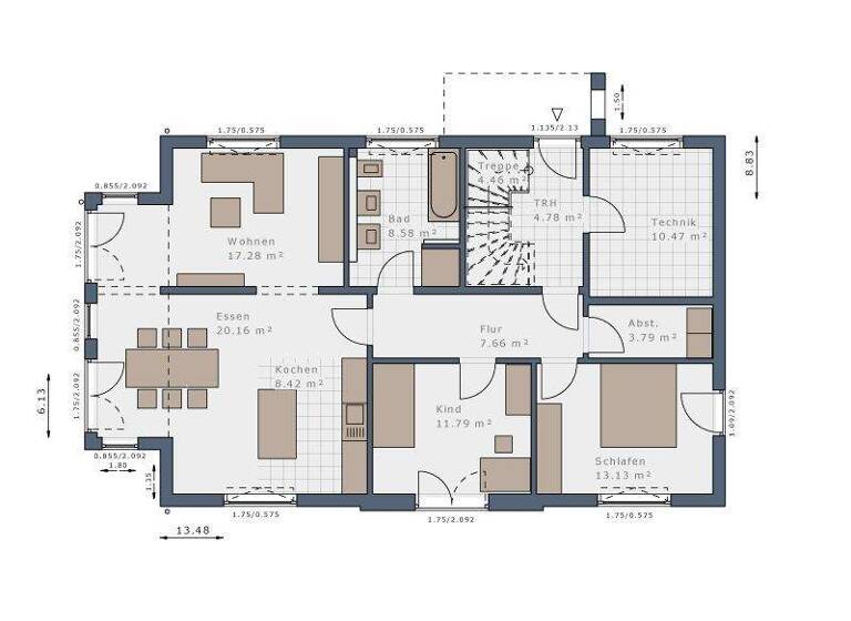 Mehrfamilienhaus zum Kauf provisionsfrei 498.700 € 6 Zimmer 201 m² 400 m² Grundstück Münsingen 72525
