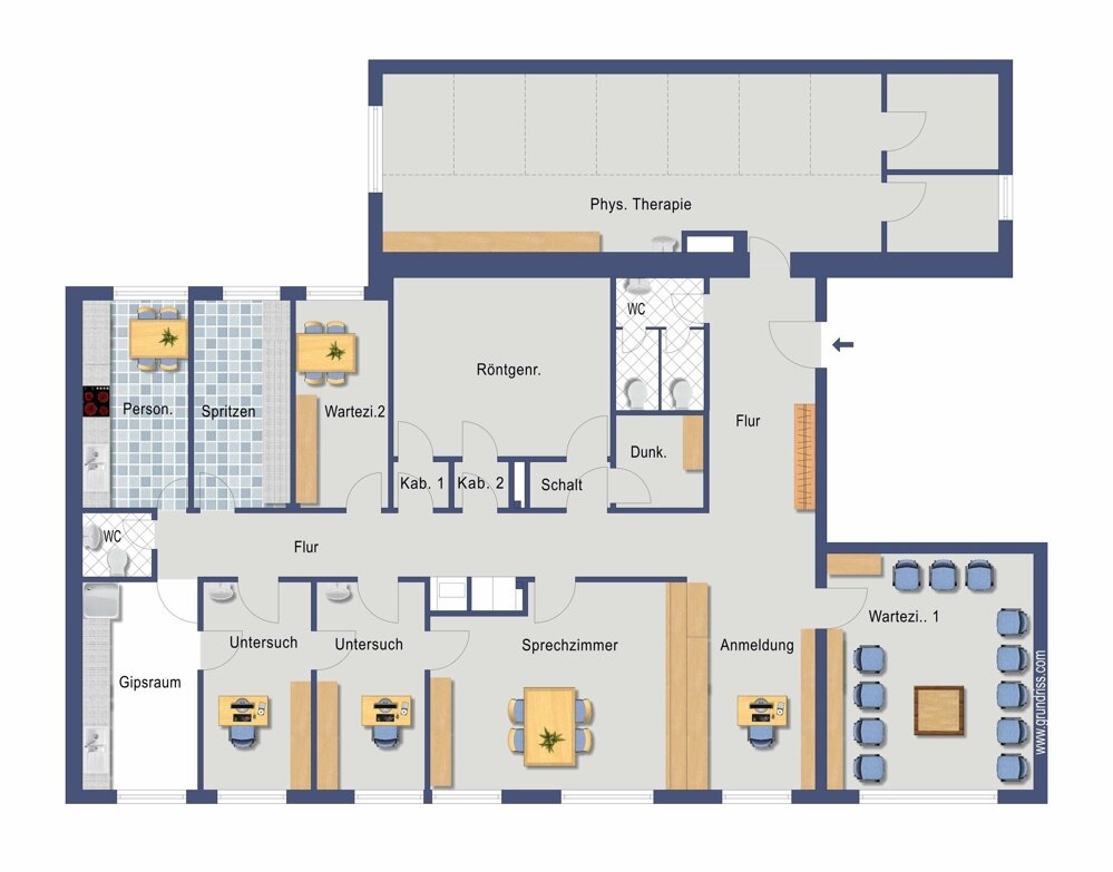 Praxisfläche zur Miete 1.350 € 223,8 m² Bürofläche Tettnang Tettnang 88069