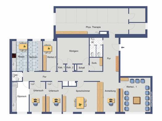 Praxisfläche zur Miete 1.350 € 223,8 m² Bürofläche Tettnang Tettnang 88069