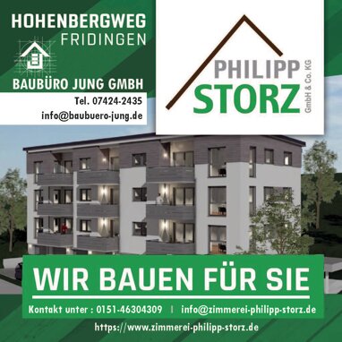 Wohnung zum Kauf provisionsfrei als Kapitalanlage geeignet 277.000 € 2,5 Zimmer 64,3 m² Hohenbergweg 16 Fridingen an der Donau 78567