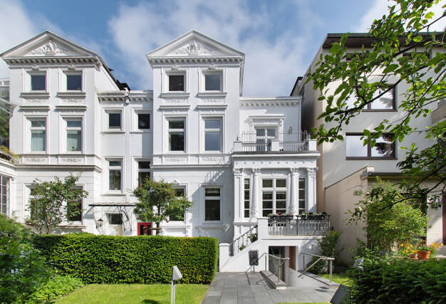 Stadthaus zum Kauf 3.400.000 € 9 Zimmer 332 m² 496 m² Grundstück Uhlenhorst Hamburg 22085