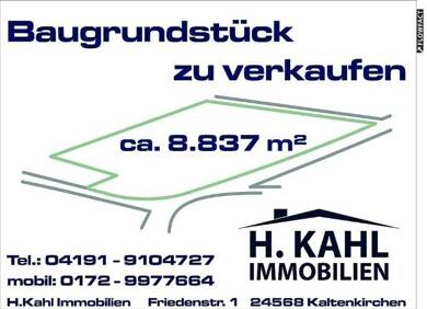 Grundstück zum Kauf provisionsfrei 750.000 € 8.837 m² Grundstück Segeberger Straße 1 Stuvenborn 24641