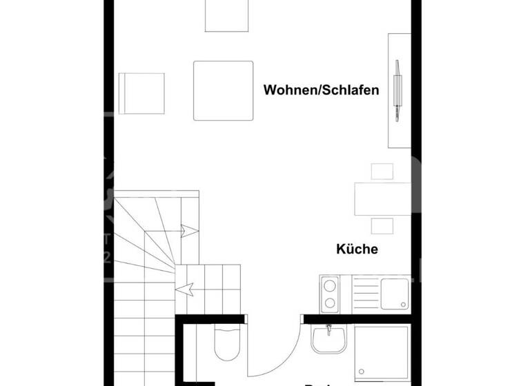 Wohnung zum Kauf 429.000 € 2 Zimmer 40 m²<br/>Wohnfläche Dachgeschoss<br/>Geschoss Morsum Sylt-Ost / Keitum 25980