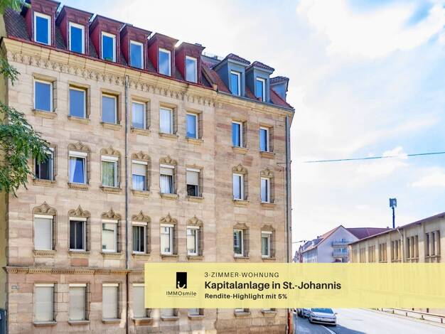 Wohnung zum Kauf 239.000 € 3 Zimmer 76,9 m² 1. Geschoss St Johannis Nürnberg 90419