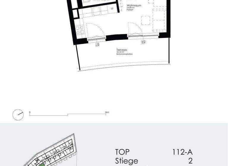 Wohnung zur Miete 605 € 1 Zimmer 31,2 m² 5. Geschoss frei ab 01.04.2026 Kaisermühlenstraße 8 Wien 1220