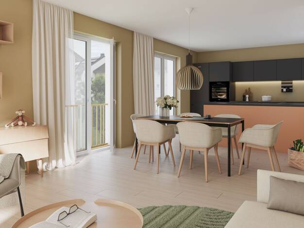 Wohnung zum Kauf - Neubau provisionsfrei 727.000 € 3 Zimmer 92 m² 1. Geschoss Zähringen Freiburg im Breisgau 79108