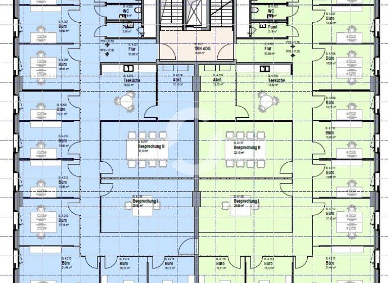 Büro zur Miete - Erstbezug provisionsfrei 655,8 m² Bürofläche teilbar ab 327,9 m² Durlach Karlsruhe 76227