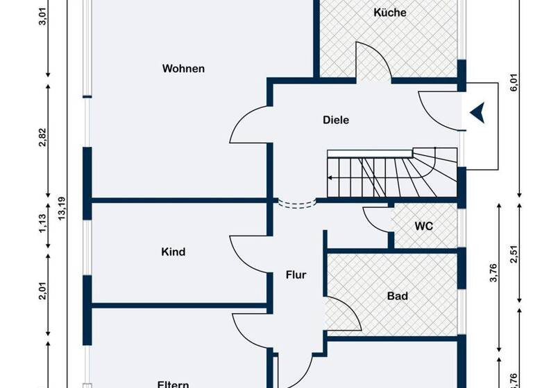 Einfamilienhaus zum Kauf 395.000 € 6 Zimmer 160 m² 543 m² Grundstück Borstel Verden (Aller) / Borstel 27283