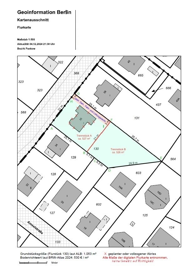 Einfamilienhaus zum Kauf provisionsfrei 349.000 € 3 Zimmer 72 m²<br/>Wohnfläche 527 m²<br/>Grundstück Karow Berlin / Karow 13125