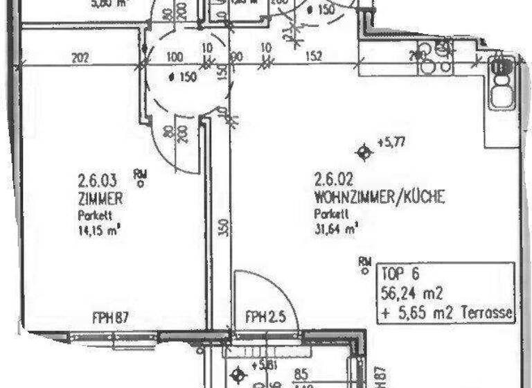Wohnung zur Miete 737 € 2 Zimmer 56,2 m² 2. Geschoss Siegfriedgasse Wien 1210