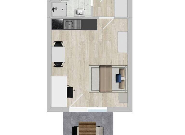 Studio zur Miete 790 € 1 Zimmer 25 m² Hinter der Saline 4 Mittelfeld Lüneburg 21339