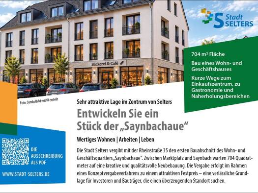 Grundstück zum Kauf provisionsfrei 704 m² Grundstück Rheinstraße 35 Selters (Westerwald) 56242