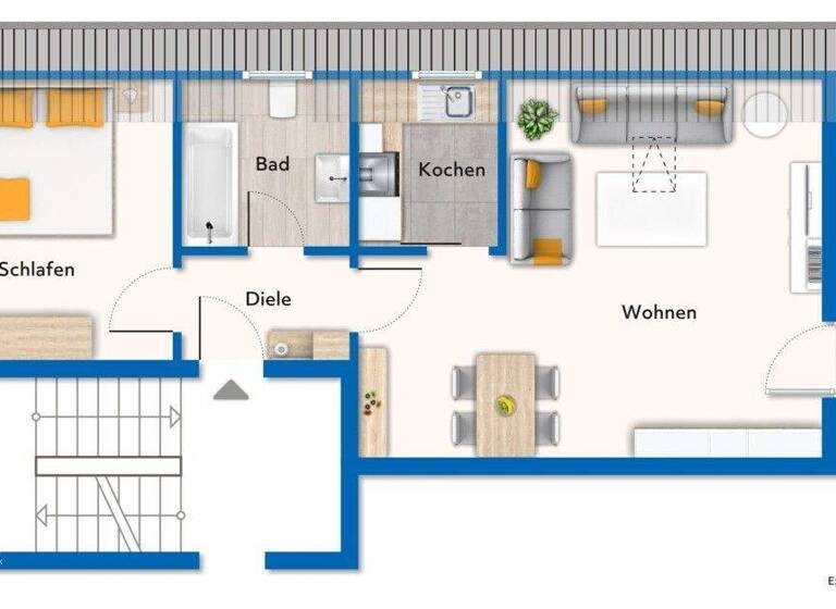 Wohnung zum Kauf 149.800 € 2 Zimmer 46 m² Dingolfing 84130
