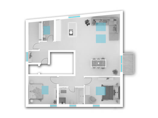 Wohnung zum Kauf - Neubau provisionsfrei 468.052 € 3,5 Zimmer 90 m² 2. Geschoss Estricher Weg 5 Weismark-Feyen Trier 54294