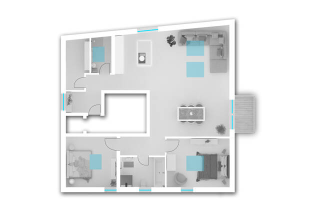 Wohnung zum Kauf - Neubau provisionsfrei 468.052 € 3,5 Zimmer 90 m² 2. Geschoss Estricher Weg 5 Weismark-Feyen Trier 54294