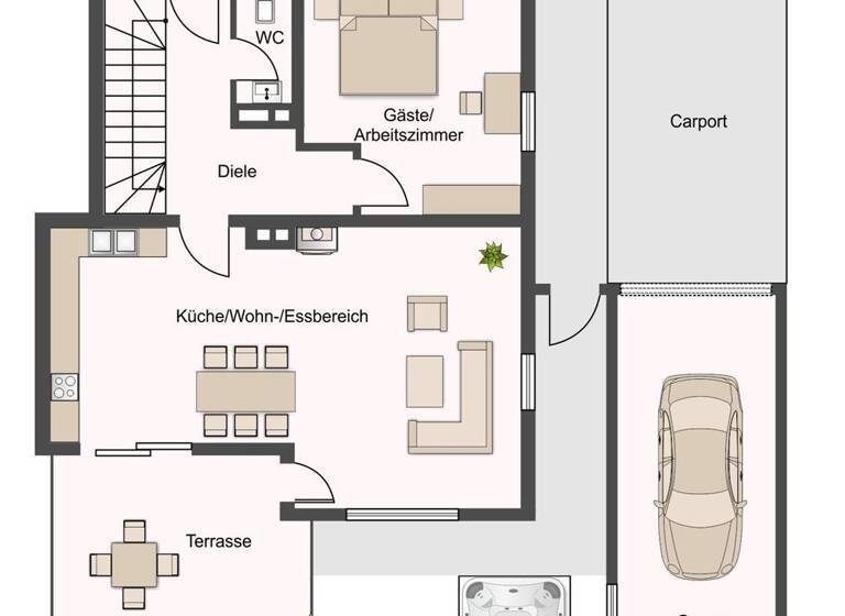 Doppelhaushälfte zum Kauf 629.000 € 5 Zimmer 125 m² 304 m² Grundstück Hohenlinden 85664