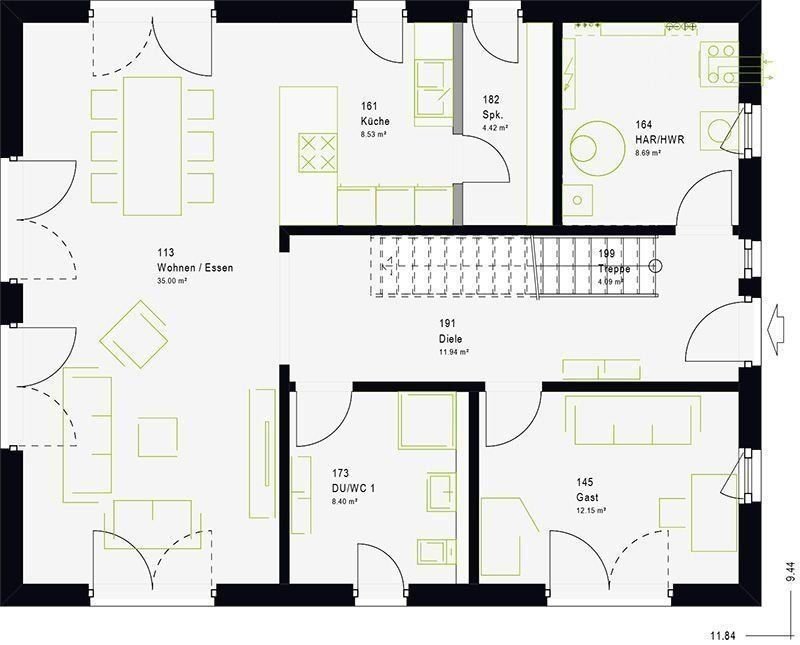 Einfamilienhaus zum Kauf 325.000 € 5 Zimmer 185 m²<br/>Wohnfläche Thekla Leipzig 04347